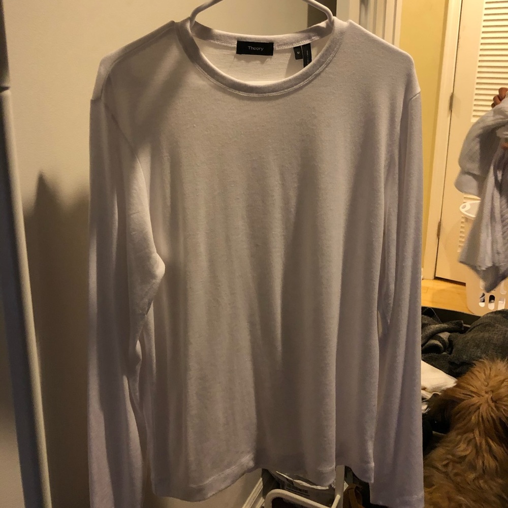 Theory White Sweater